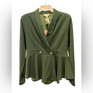 NWT Andree by Unit Green Blazer Size M